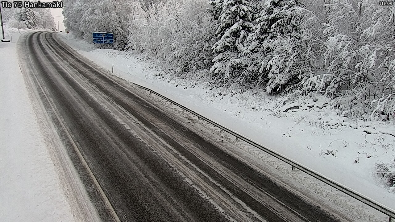 Weather Camera Image Väg 75 Rautavaara, Hankamäki, Rautavaara, Pohjois-Savo