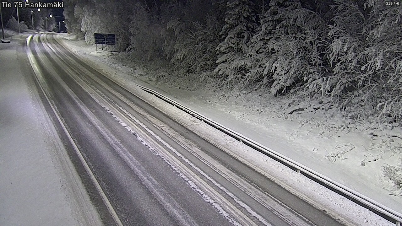 Weather Camera Image Väg 75 Rautavaara, Hankamäki, Rautavaara, Pohjois-Savo