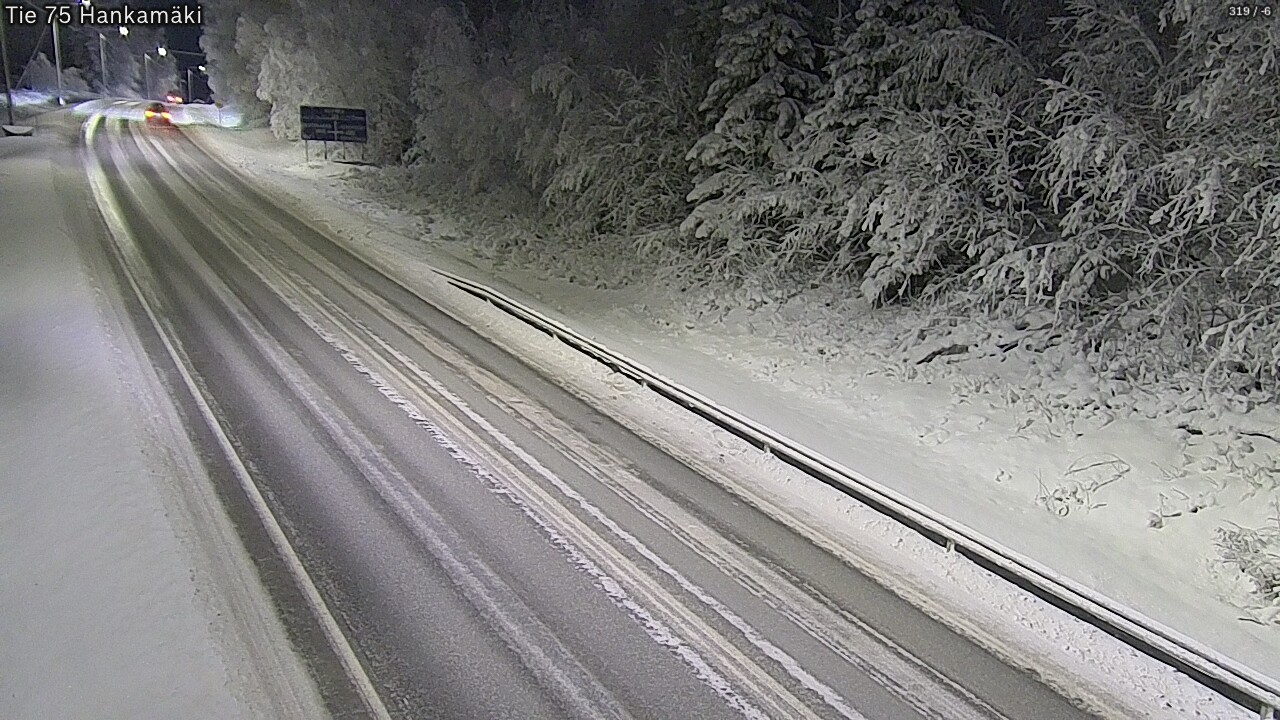Weather Camera Image Väg 75 Rautavaara, Hankamäki, Rautavaara, Pohjois-Savo