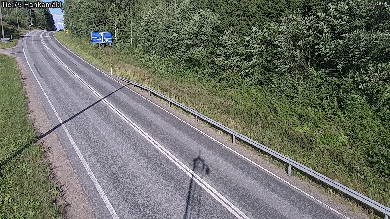 Weather Camera Image Road 75 Rautavaara, Hankamäki, Rautavaara, Pohjois-Savo
