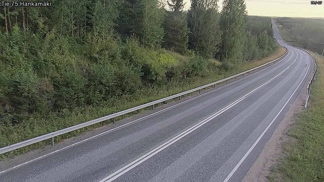 Kelikamerat Kuva Tie 75 Rautavaara, Hankamäki, Rautavaara, Pohjois-Savo