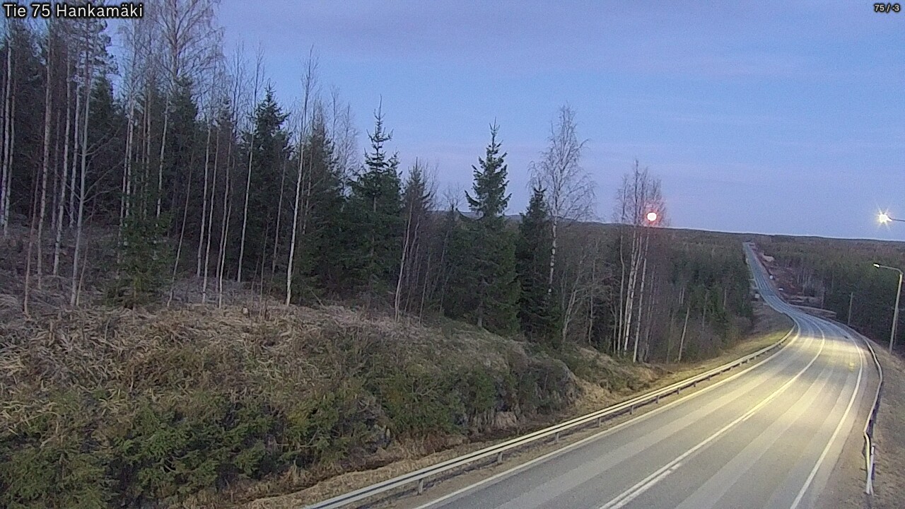 Weather Camera Image Road 75 Rautavaara, Hankamäki, Rautavaara, Pohjois-Savo