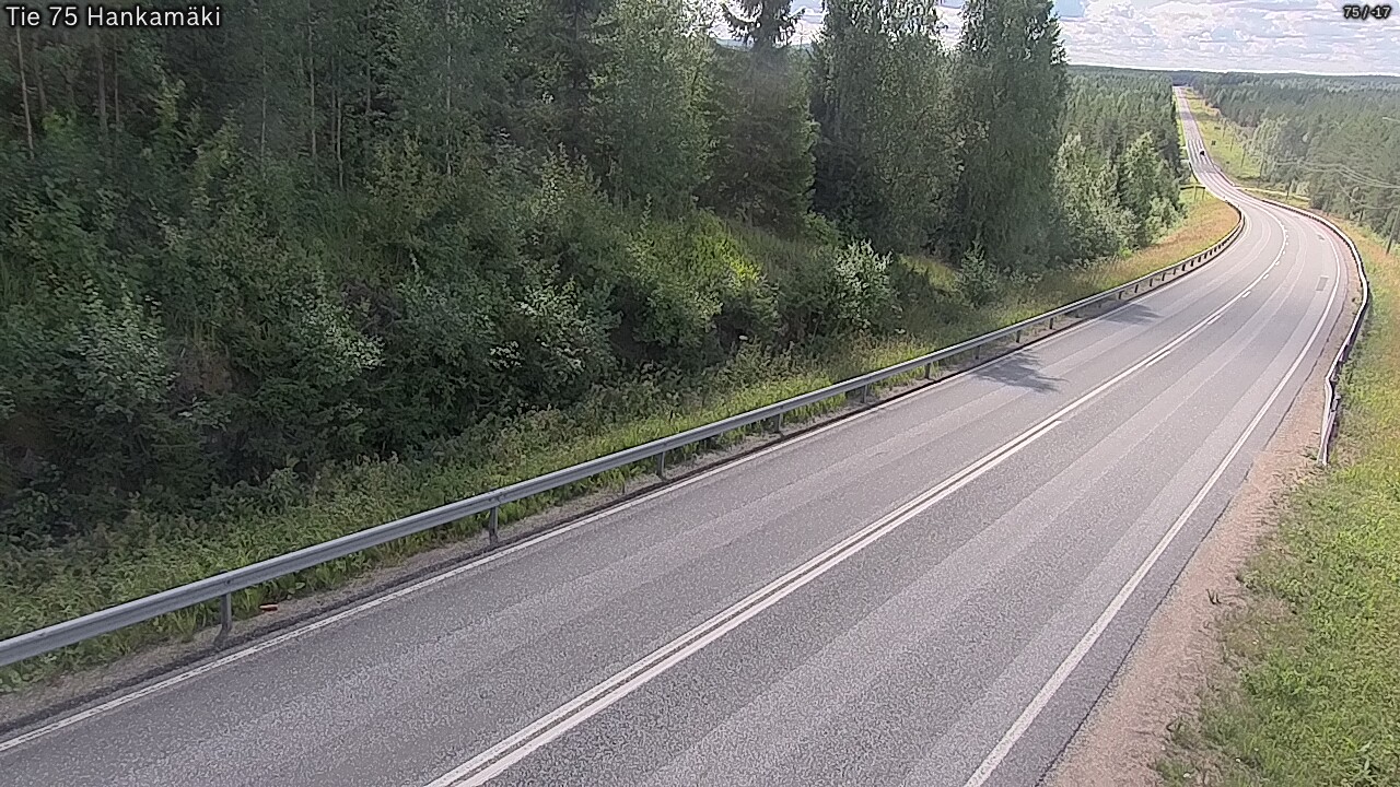 Kelikamerat Kuva Tie 75 Rautavaara, Hankamäki, Rautavaara, Pohjois-Savo