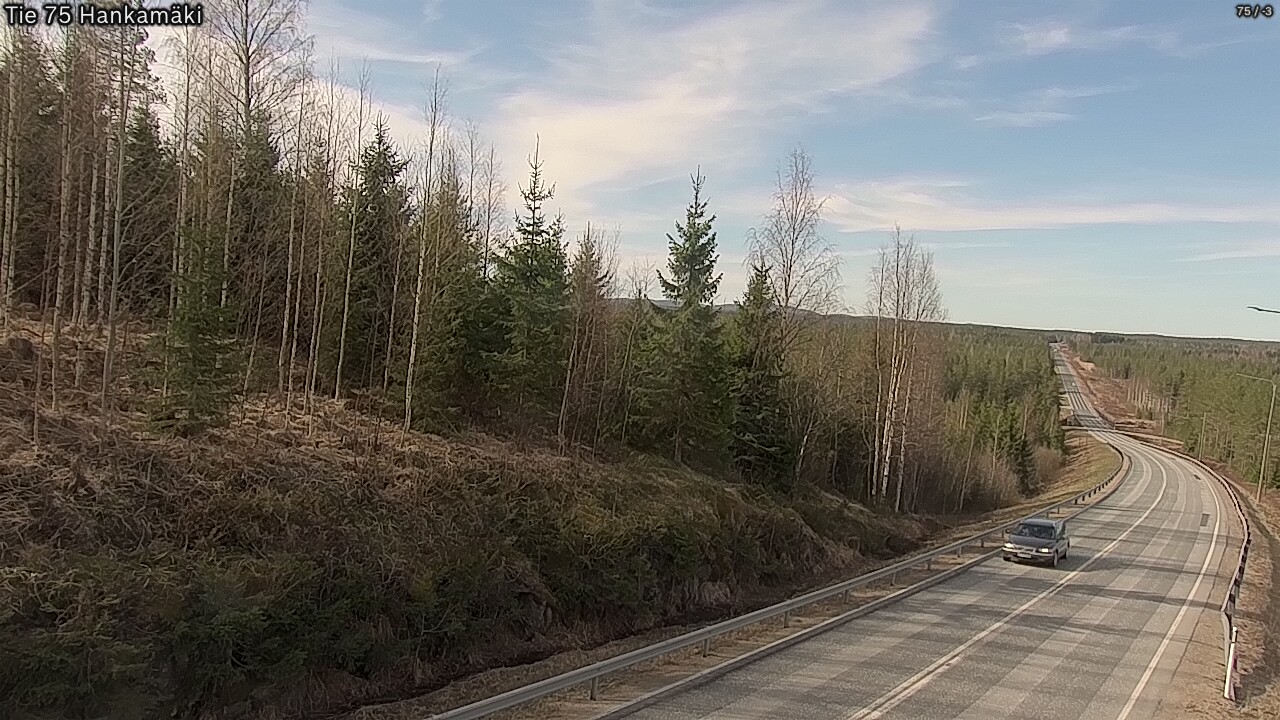 Kelikamerat Kuva Tie 75 Rautavaara, Hankamäki, Rautavaara, Pohjois-Savo