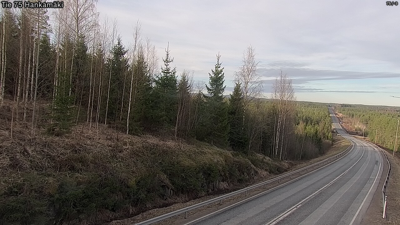 Kelikamerat Kuva Tie 75 Rautavaara, Hankamäki, Rautavaara, Pohjois-Savo