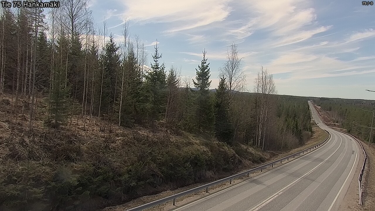 Kelikamerat Kuva Tie 75 Rautavaara, Hankamäki, Rautavaara, Pohjois-Savo