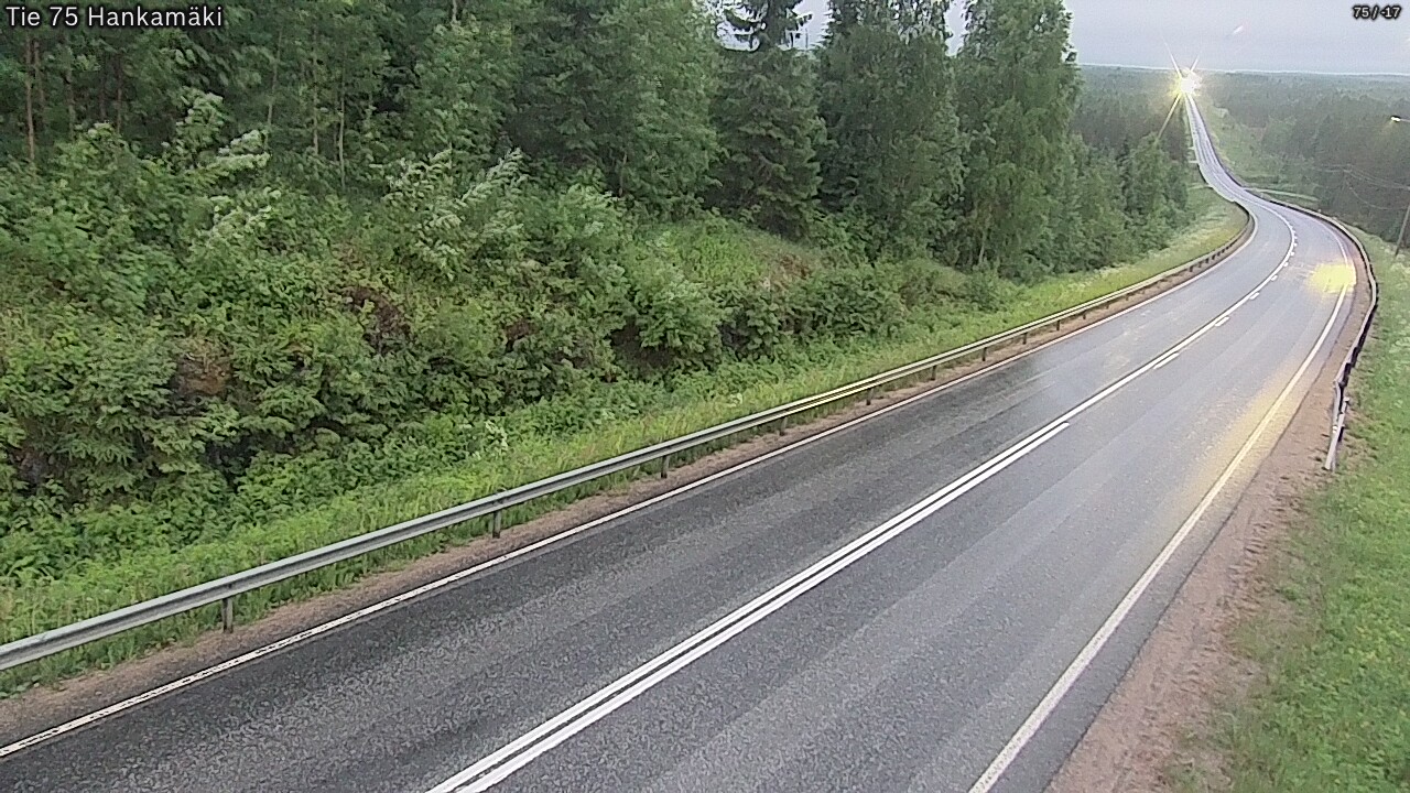 Weather Camera Image Road 75 Rautavaara, Hankamäki, Rautavaara, Pohjois-Savo