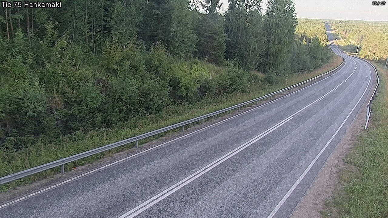 Weather Camera Image Road 75 Rautavaara, Hankamäki, Rautavaara, Pohjois-Savo