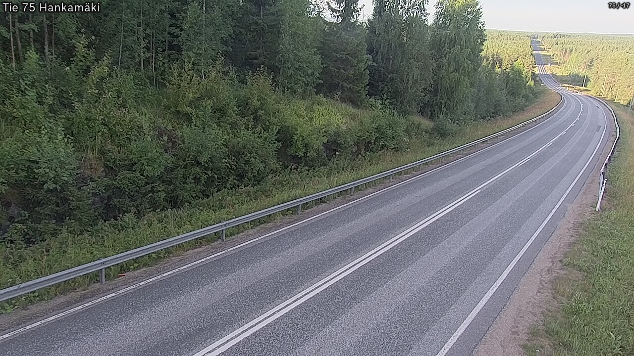 Weather Camera Image Road 75 Rautavaara, Hankamäki, Rautavaara, Pohjois-Savo