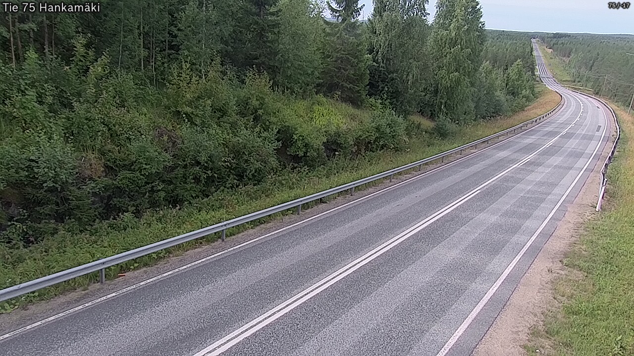 Weather Camera Image Road 75 Rautavaara, Hankamäki, Rautavaara, Pohjois-Savo