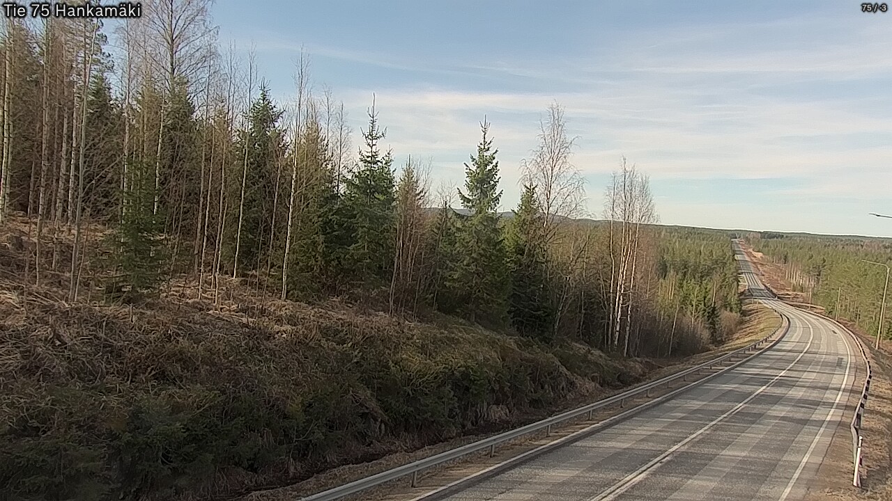 Kelikamerat Kuva Tie 75 Rautavaara, Hankamäki, Rautavaara, Pohjois-Savo