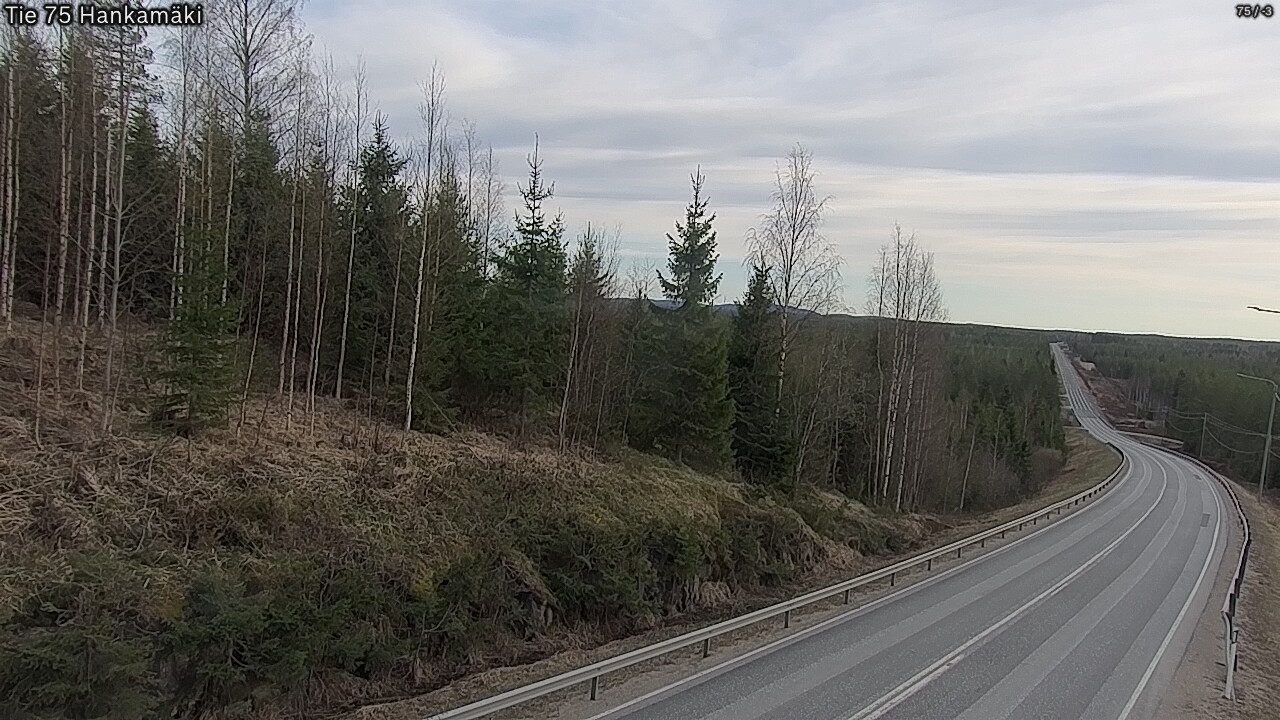 Kelikamerat Kuva Tie 75 Rautavaara, Hankamäki, Rautavaara, Pohjois-Savo
