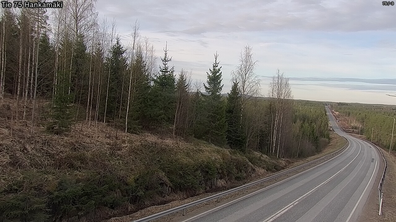 Weather Camera Image Road 75 Rautavaara, Hankamäki, Rautavaara, Pohjois-Savo