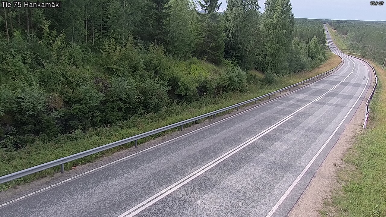 Weather Camera Image Road 75 Rautavaara, Hankamäki, Rautavaara, Pohjois-Savo