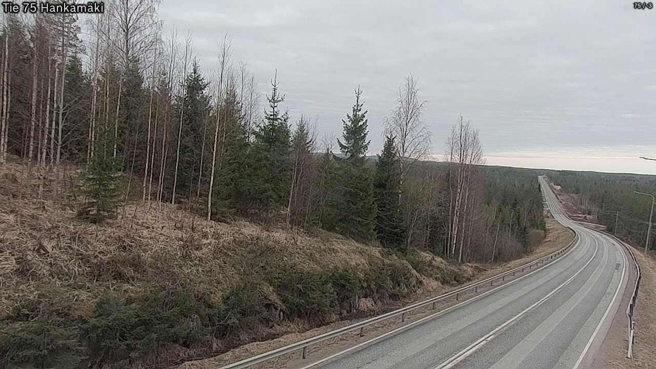 Kelikamerat Kuva Tie 75 Rautavaara, Hankamäki, Rautavaara, Pohjois-Savo