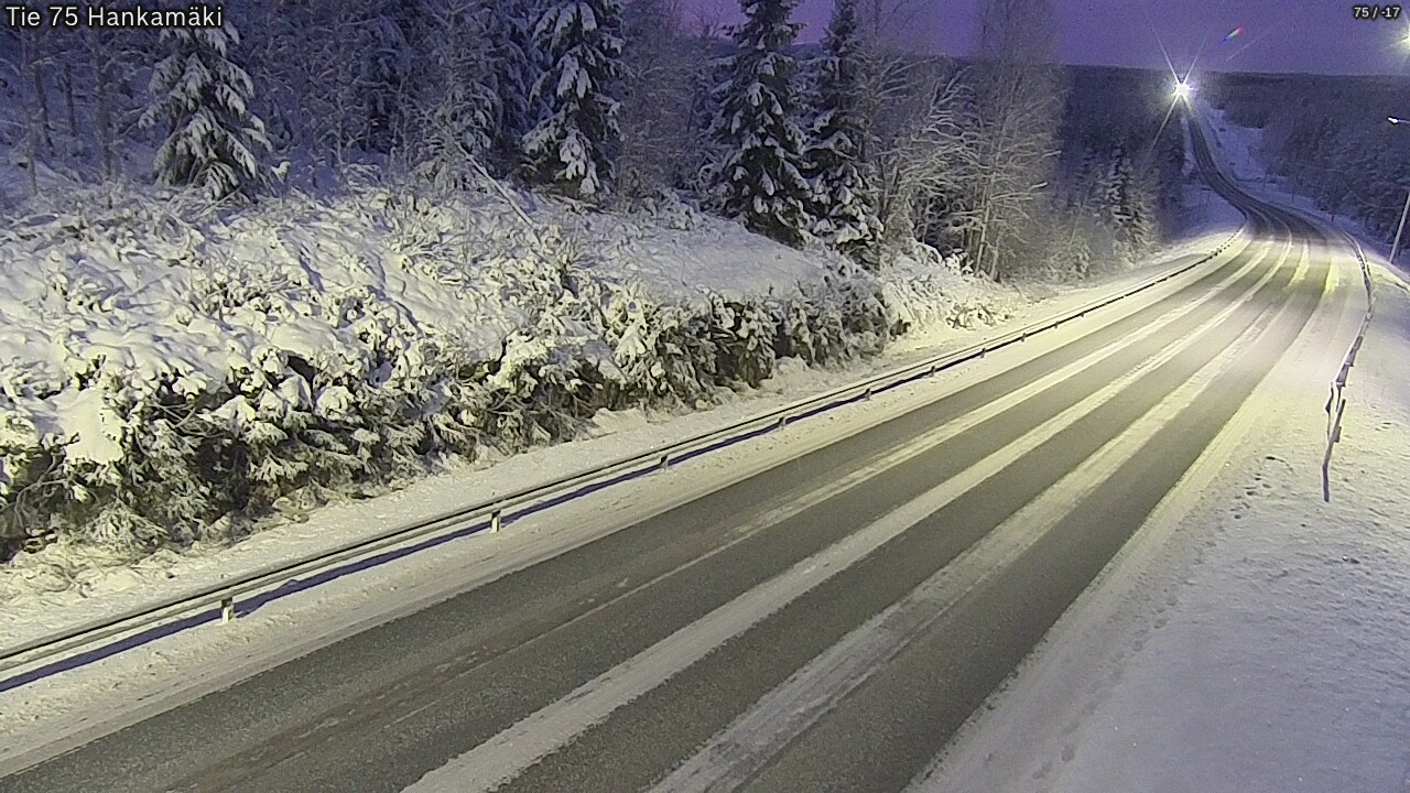 Kelikamerat Kuva Tie 75 Rautavaara, Hankamäki, Rautavaara, Pohjois-Savo