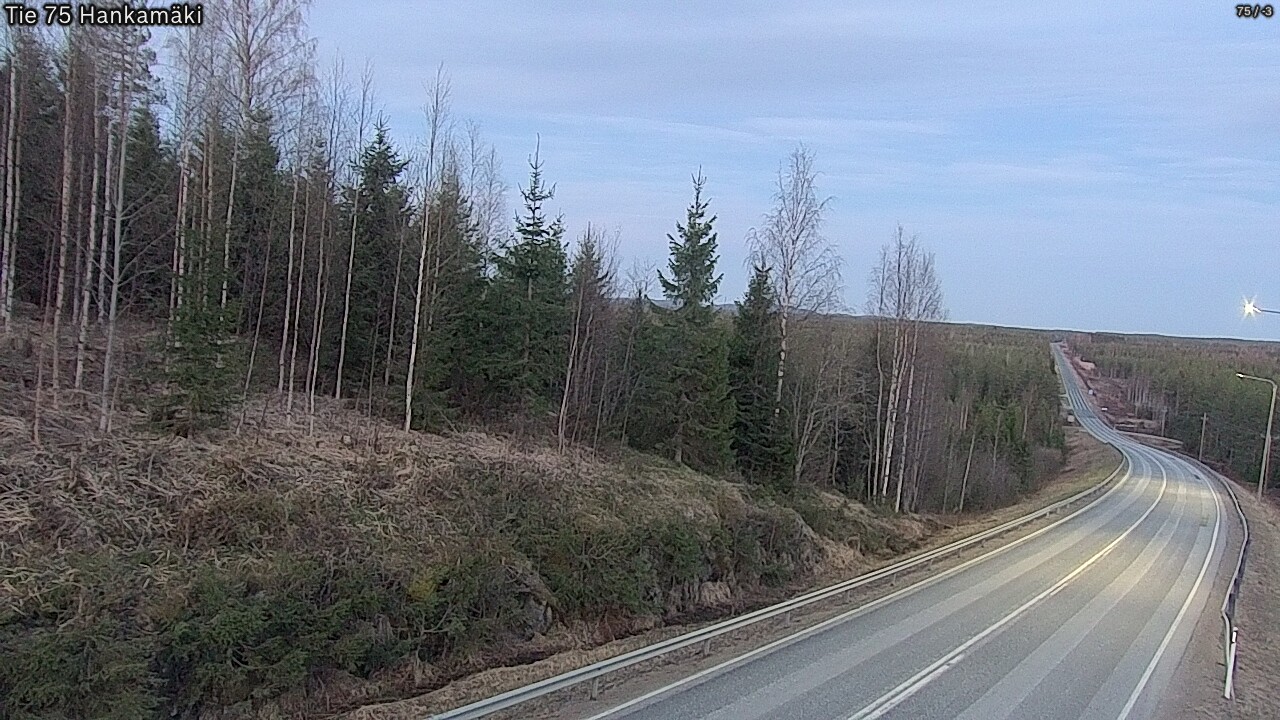 Weather Camera Image Road 75 Rautavaara, Hankamäki, Rautavaara, Pohjois-Savo