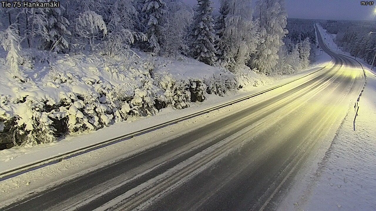 Kelikamerat Kuva Tie 75 Rautavaara, Hankamäki, Rautavaara, Pohjois-Savo