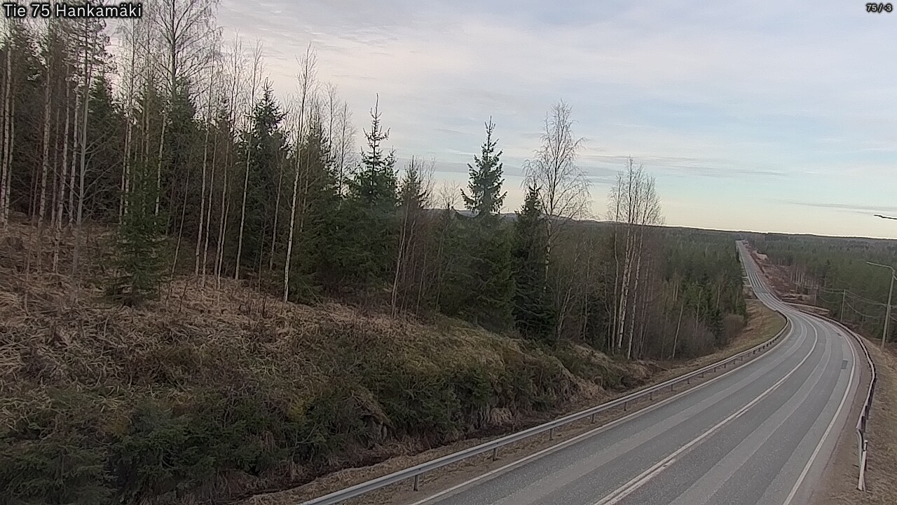 Weather Camera Image Road 75 Rautavaara, Hankamäki, Rautavaara, Pohjois-Savo