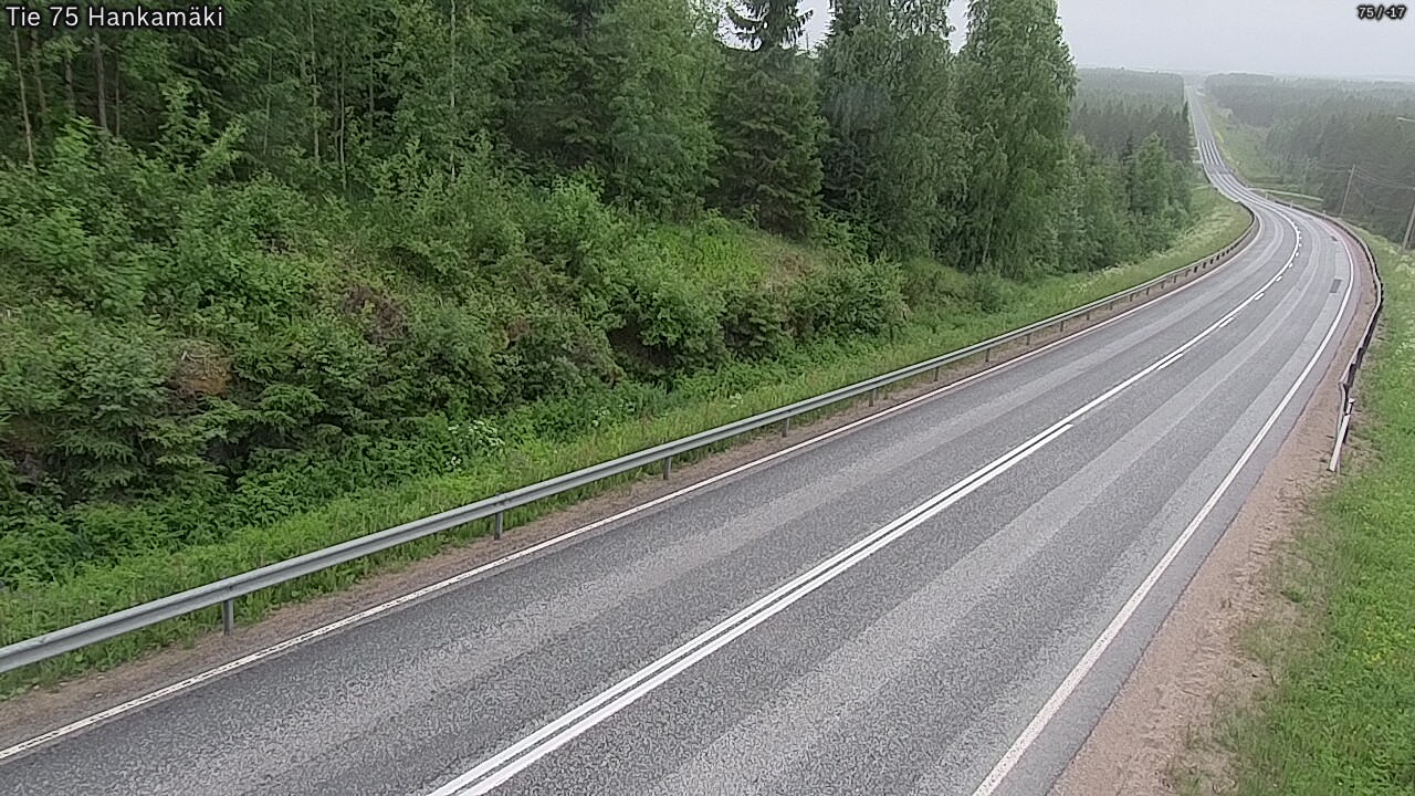 Weather Camera Image Road 75 Rautavaara, Hankamäki, Rautavaara, Pohjois-Savo