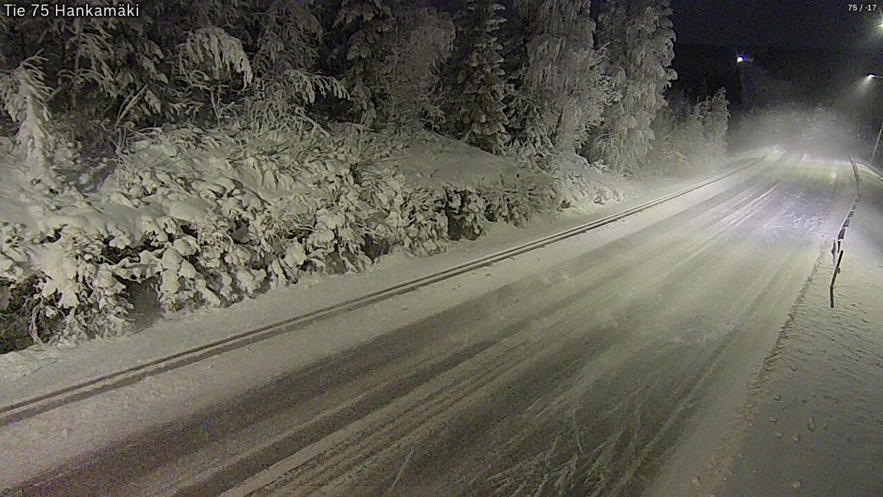 Kelikamerat Kuva Tie 75 Rautavaara, Hankamäki, Rautavaara, Pohjois-Savo