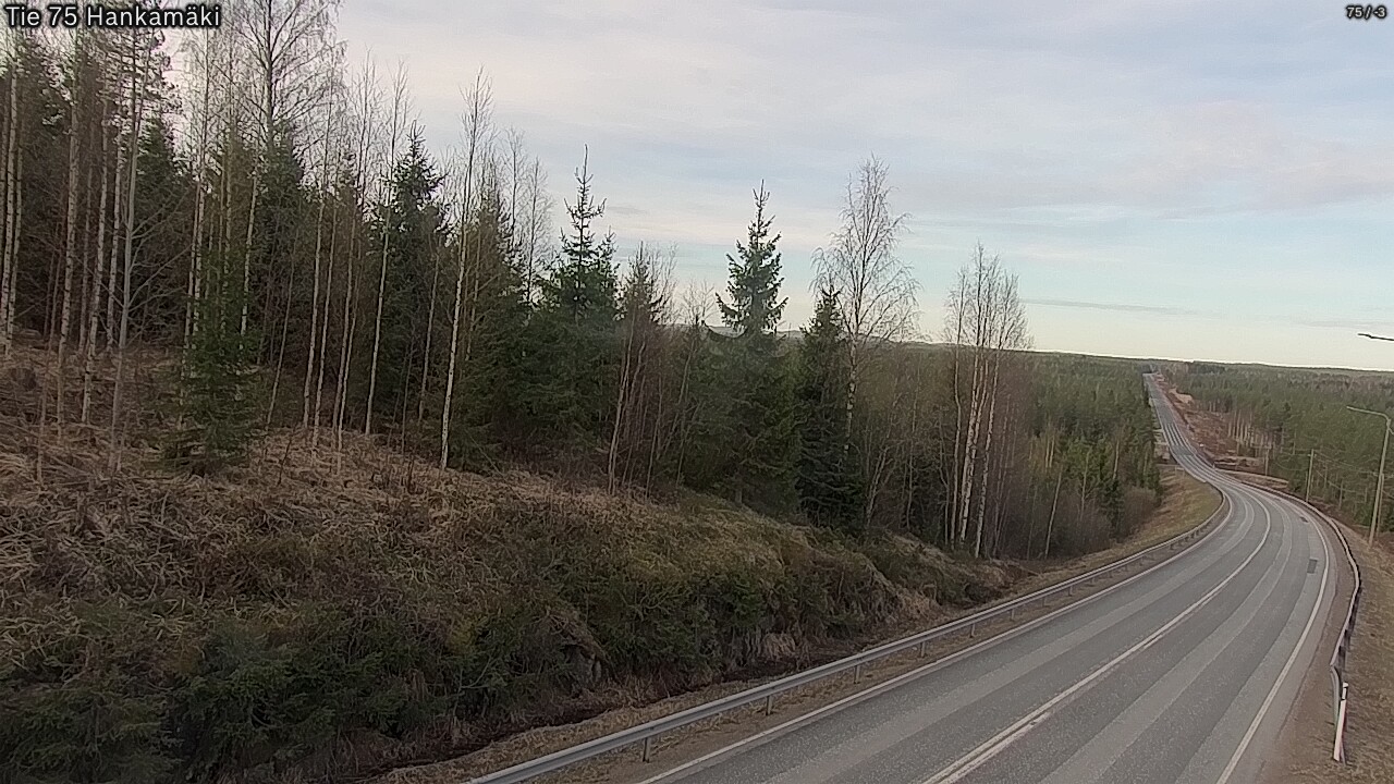 Weather Camera Image Road 75 Rautavaara, Hankamäki, Rautavaara, Pohjois-Savo