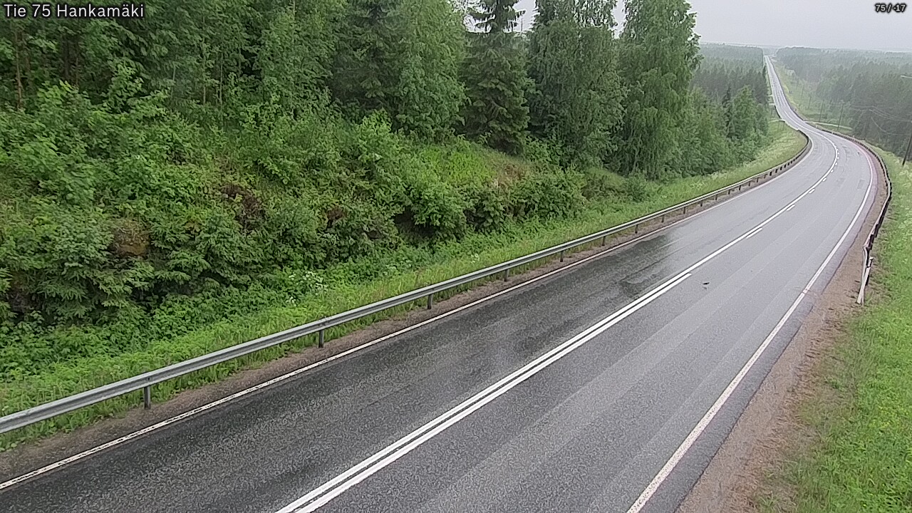 Weather Camera Image Road 75 Rautavaara, Hankamäki, Rautavaara, Pohjois-Savo