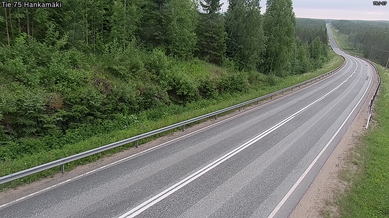 Weather Camera Image Road 75 Rautavaara, Hankamäki, Rautavaara, Pohjois-Savo