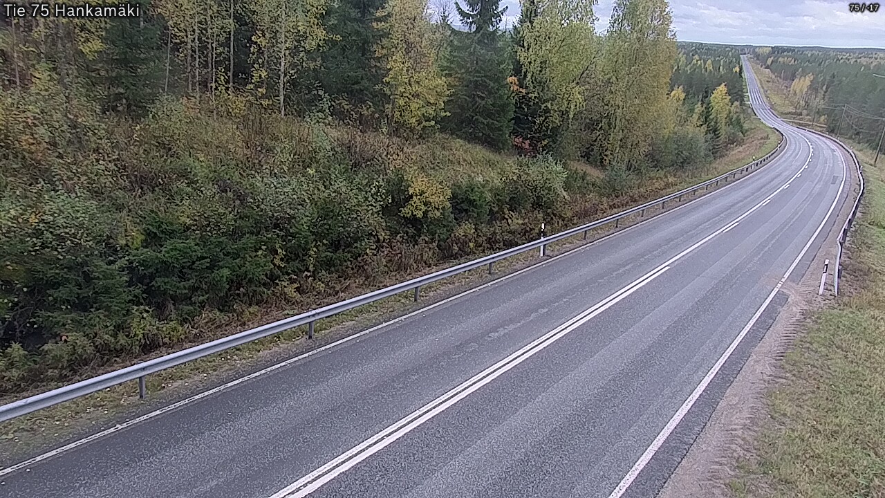 Weather Camera Image Road 75 Rautavaara, Hankamäki, Rautavaara, Pohjois-Savo