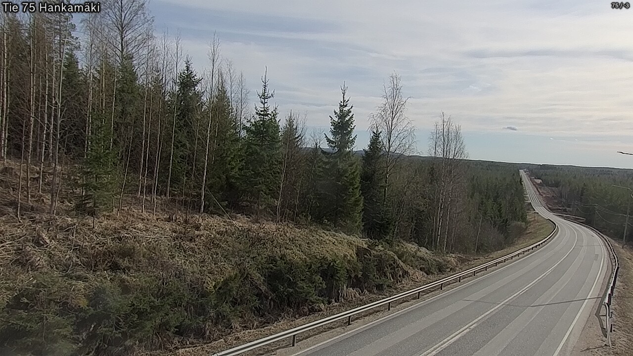 Kelikamerat Kuva Tie 75 Rautavaara, Hankamäki, Rautavaara, Pohjois-Savo
