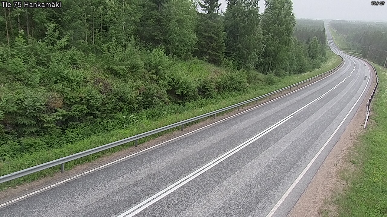 Weather Camera Image Road 75 Rautavaara, Hankamäki, Rautavaara, Pohjois-Savo