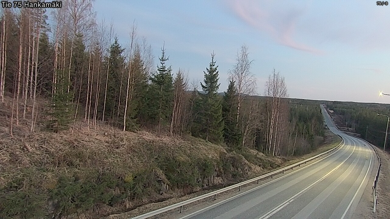 Kelikamerat Kuva Tie 75 Rautavaara, Hankamäki, Rautavaara, Pohjois-Savo