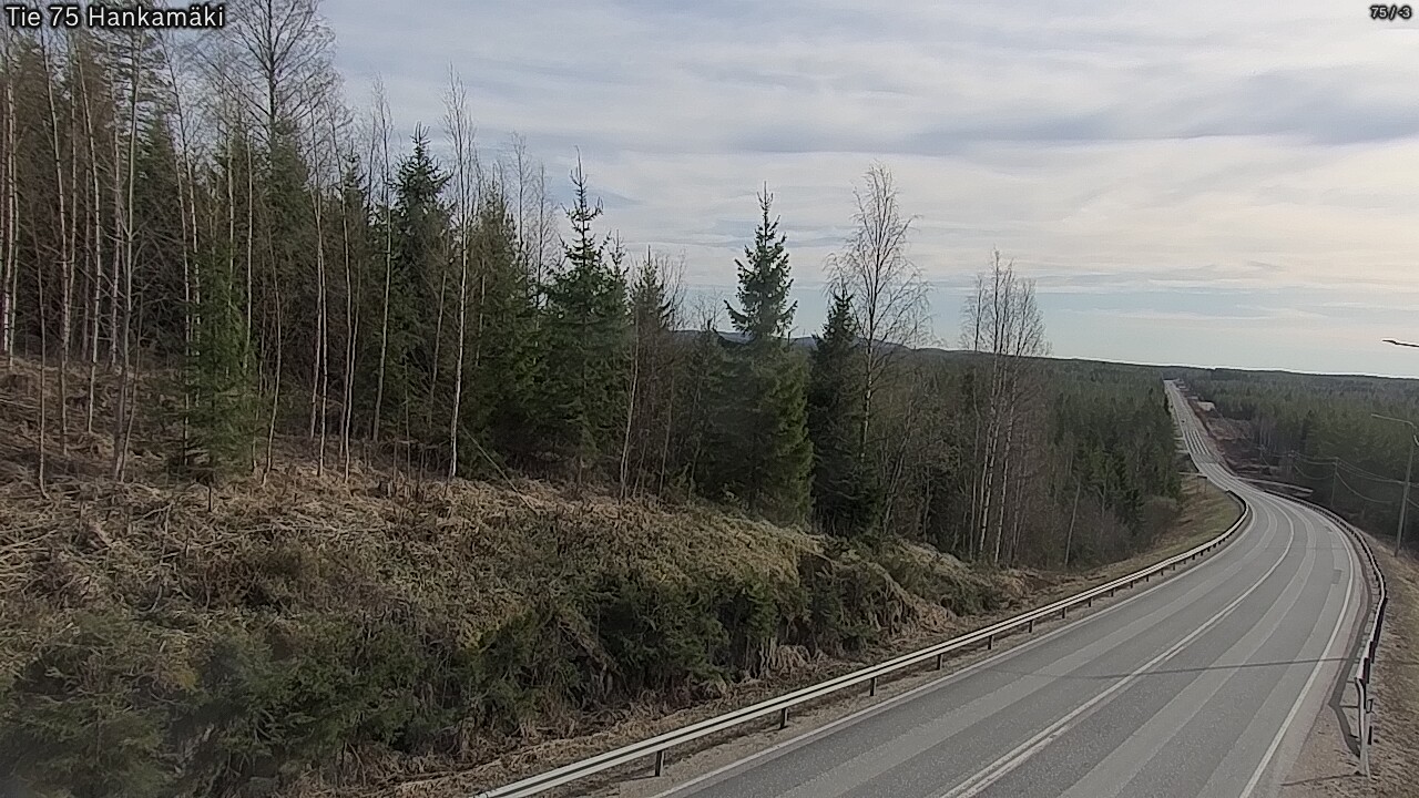 Kelikamerat Kuva Tie 75 Rautavaara, Hankamäki, Rautavaara, Pohjois-Savo