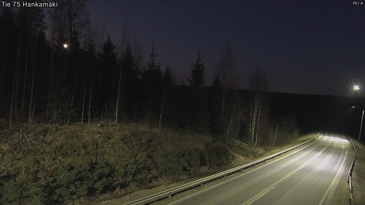 Weather Camera Image Road 75 Rautavaara, Hankamäki, Rautavaara, Pohjois-Savo