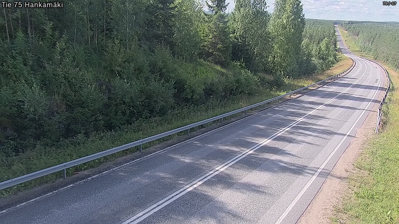 Kelikamerat Kuva Tie 75 Rautavaara, Hankamäki, Rautavaara, Pohjois-Savo