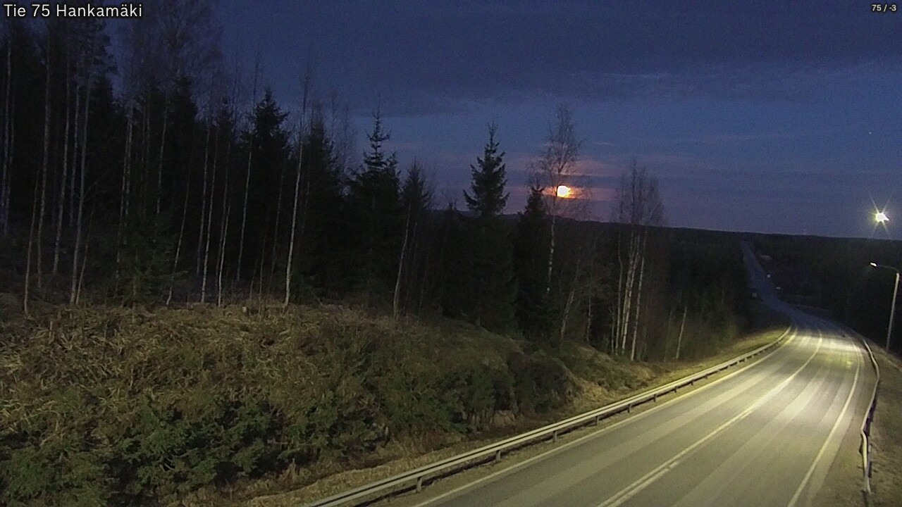 Weather Camera Image Road 75 Rautavaara, Hankamäki, Rautavaara, Pohjois-Savo