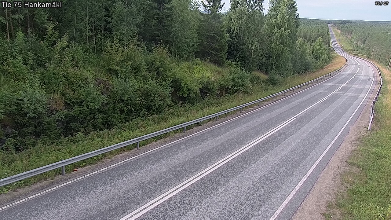 Weather Camera Image Road 75 Rautavaara, Hankamäki, Rautavaara, Pohjois-Savo