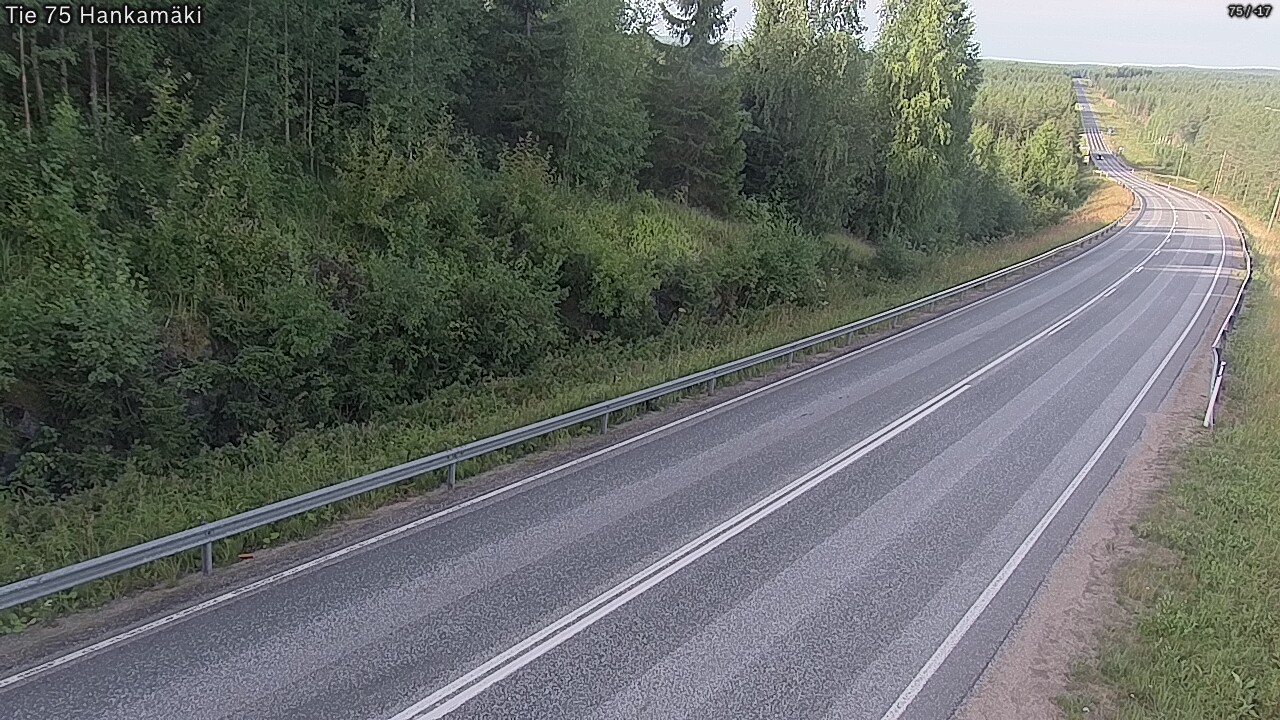 Weather Camera Image Road 75 Rautavaara, Hankamäki, Rautavaara, Pohjois-Savo
