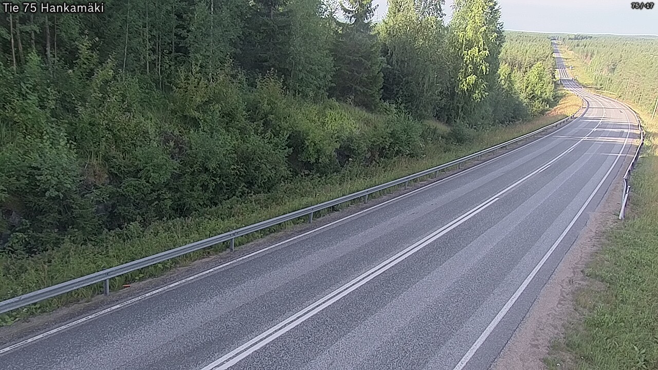 Weather Camera Image Road 75 Rautavaara, Hankamäki, Rautavaara, Pohjois-Savo