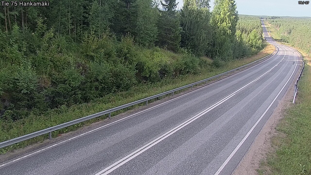 Weather Camera Image Road 75 Rautavaara, Hankamäki, Rautavaara, Pohjois-Savo