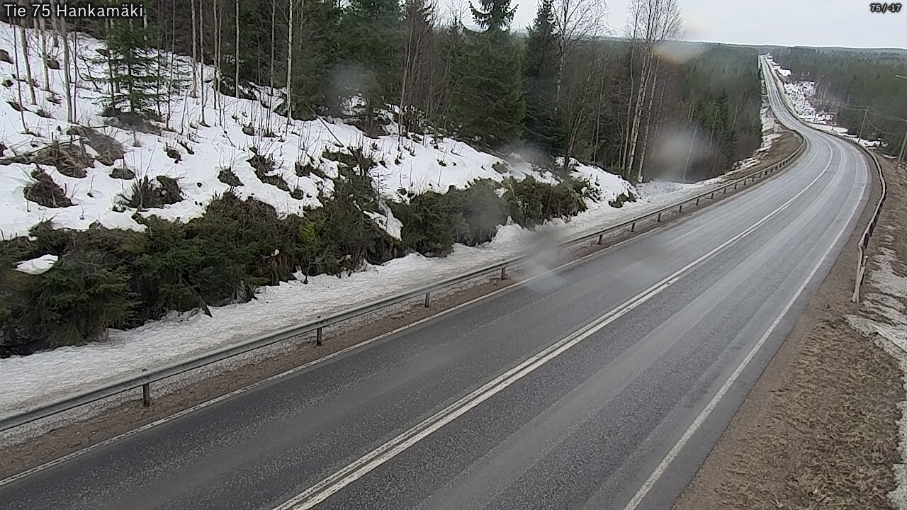 Weather Camera Image Road 75 Rautavaara, Hankamäki, Rautavaara, Pohjois-Savo