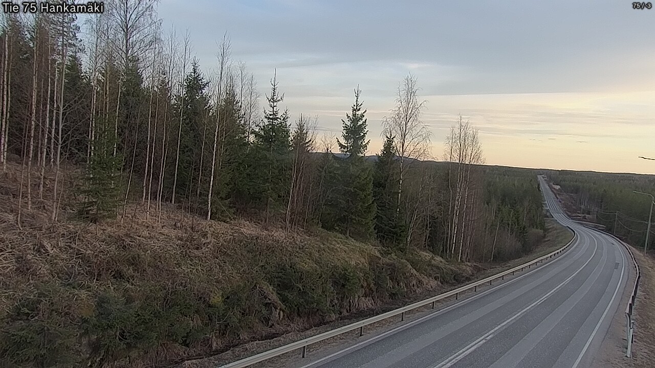 Kelikamerat Kuva Tie 75 Rautavaara, Hankamäki, Rautavaara, Pohjois-Savo