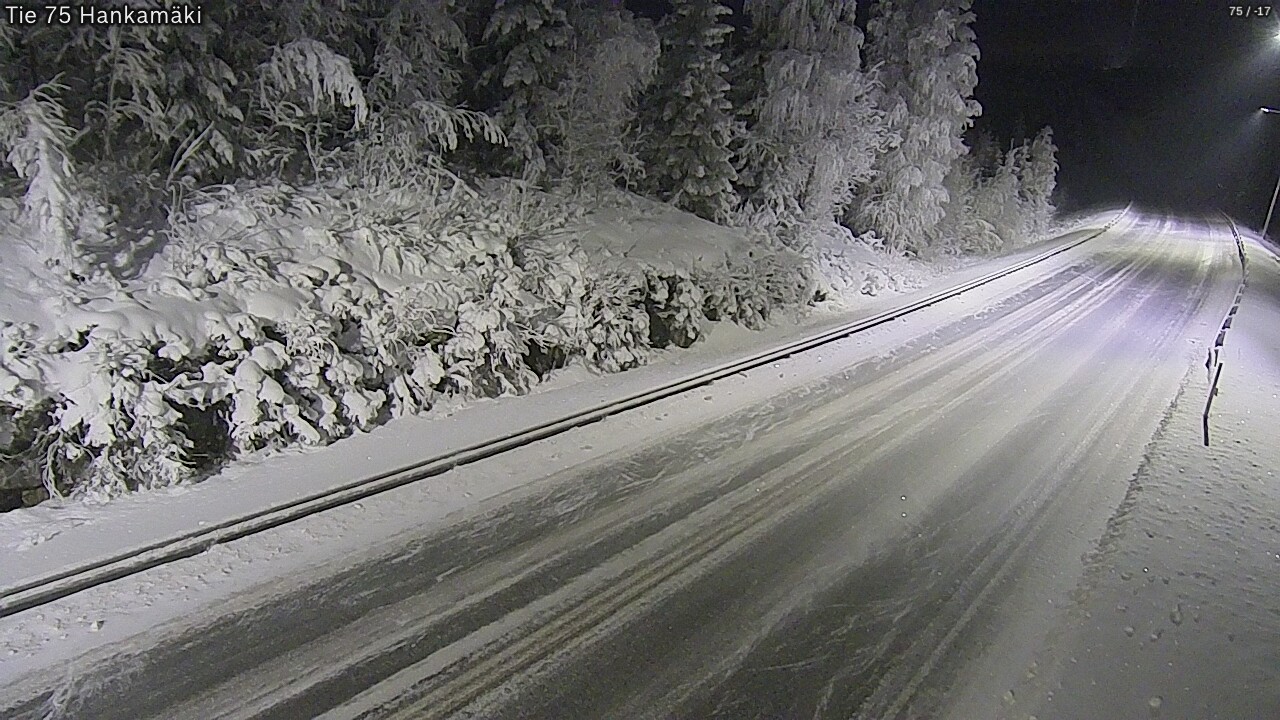 Kelikamerat Kuva Tie 75 Rautavaara, Hankamäki, Rautavaara, Pohjois-Savo