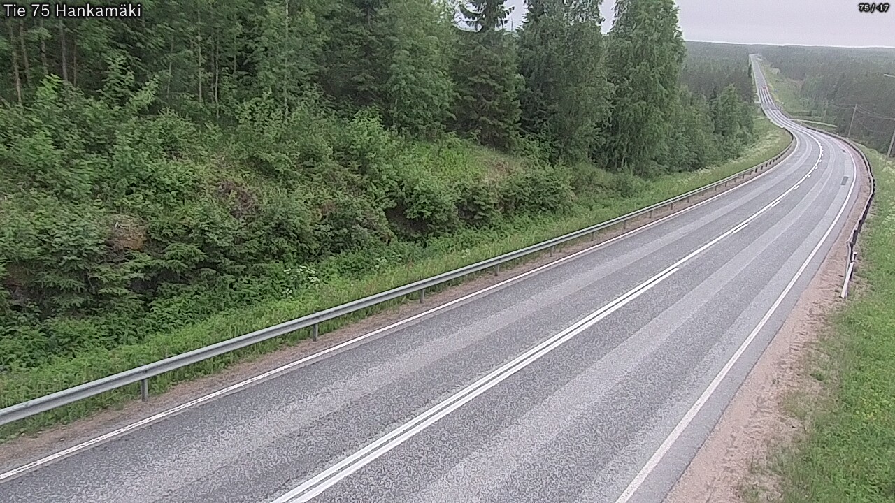 Weather Camera Image Road 75 Rautavaara, Hankamäki, Rautavaara, Pohjois-Savo