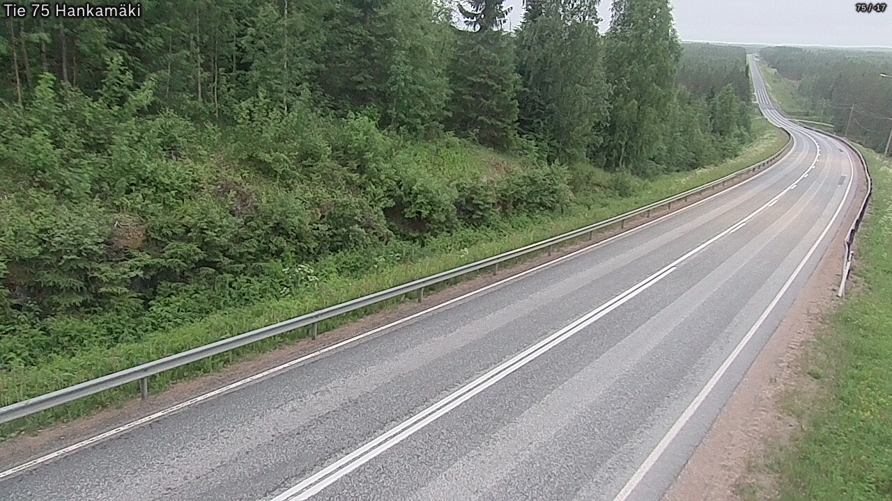 Weather Camera Image Road 75 Rautavaara, Hankamäki, Rautavaara, Pohjois-Savo
