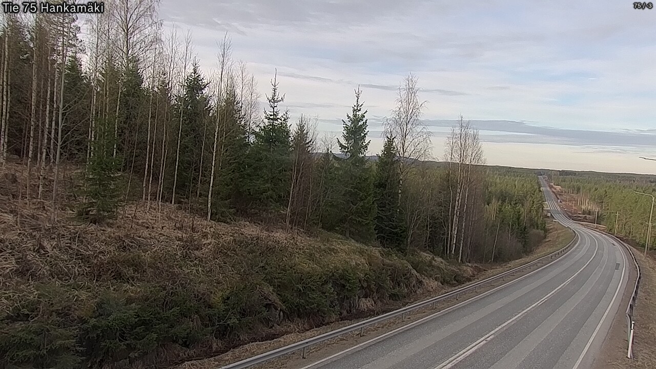 Weather Camera Image Road 75 Rautavaara, Hankamäki, Rautavaara, Pohjois-Savo