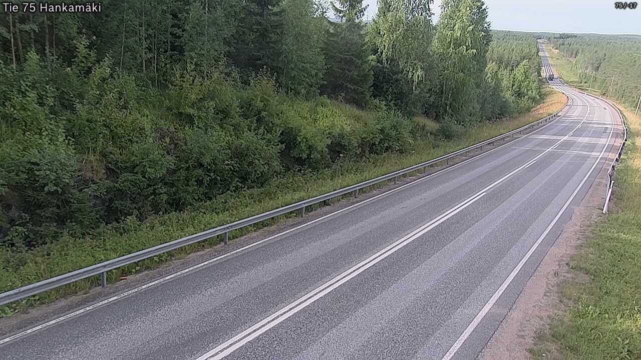 Weather Camera Image Road 75 Rautavaara, Hankamäki, Rautavaara, Pohjois-Savo