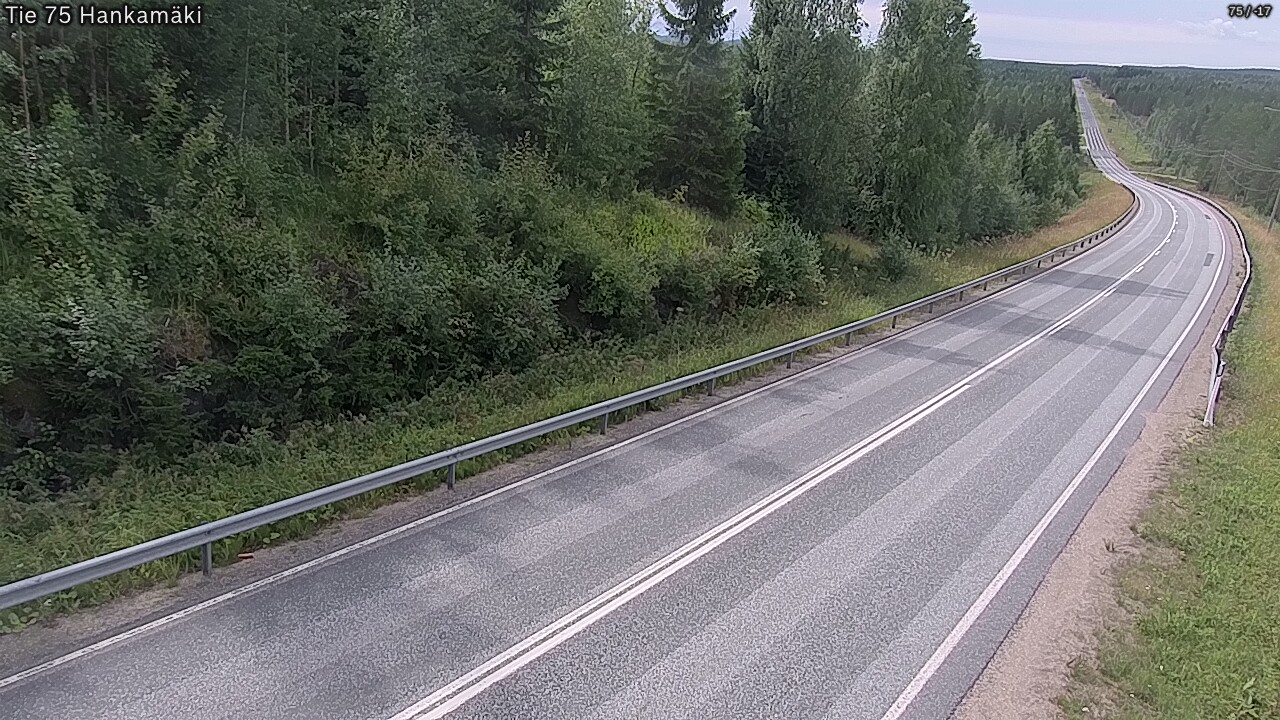 Kelikamerat Kuva Tie 75 Rautavaara, Hankamäki, Rautavaara, Pohjois-Savo