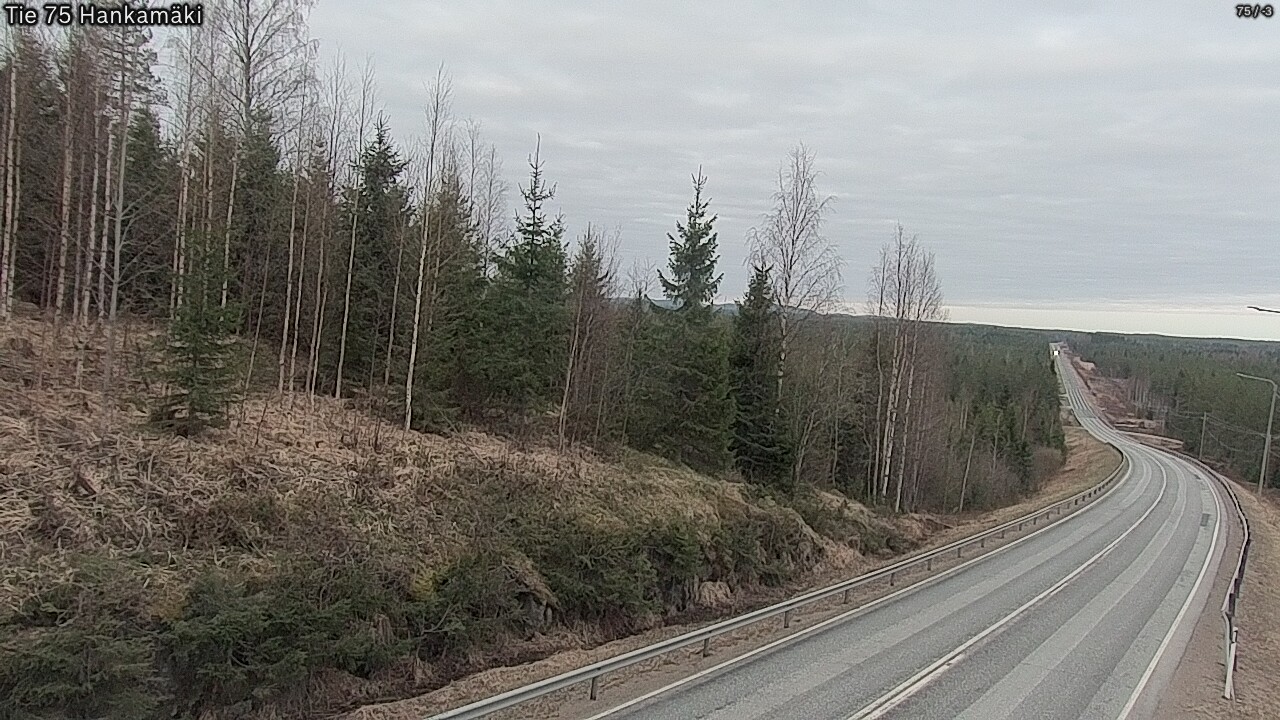 Kelikamerat Kuva Tie 75 Rautavaara, Hankamäki, Rautavaara, Pohjois-Savo