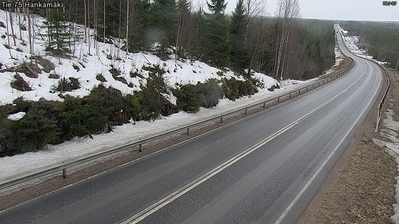 Weather Camera Image Road 75 Rautavaara, Hankamäki, Rautavaara, Pohjois-Savo